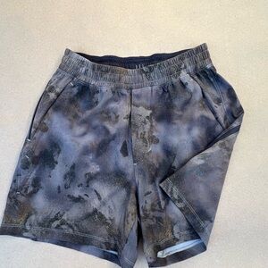 Lululemon Athletica Black and Gray Shorts